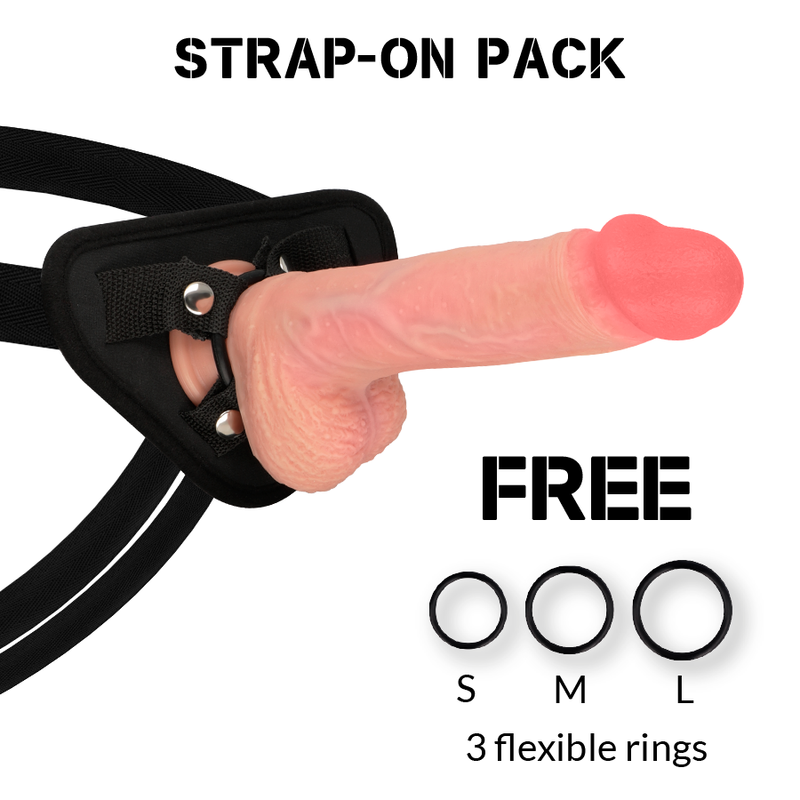 ROCKARMY - HARNESS LIQUID SILICONE PREMIUM SPITFIRE REALISTIC 21 CM -O- 4.62 CM