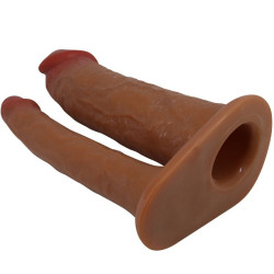 PRETTY LOVE - KEAVEN HARNESS BRIEFS UNIVERSAL and COMFORTABLE DOBLE DILDO