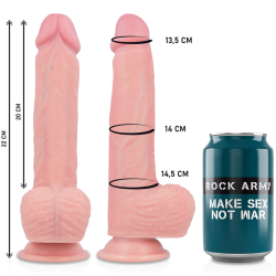 ROCKARMY - HARNESS LIQUID SILICONE VIBRATOR PREMIUM APACHE REMOTE CONTROL 20.5 CM -O- 4.62 CM