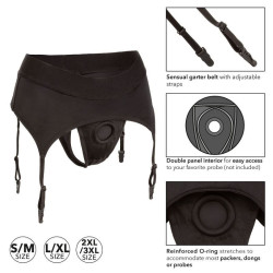 CALEXOTICS - BOUNDLESS ARNÉS TANGA CON LIGUERO L-XL