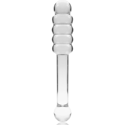 NEBULA SERIES BY IBIZA - MODELO 20 DILDO CRISTAL TRANSPARENTE 20.5 CM -O- 3 CM
