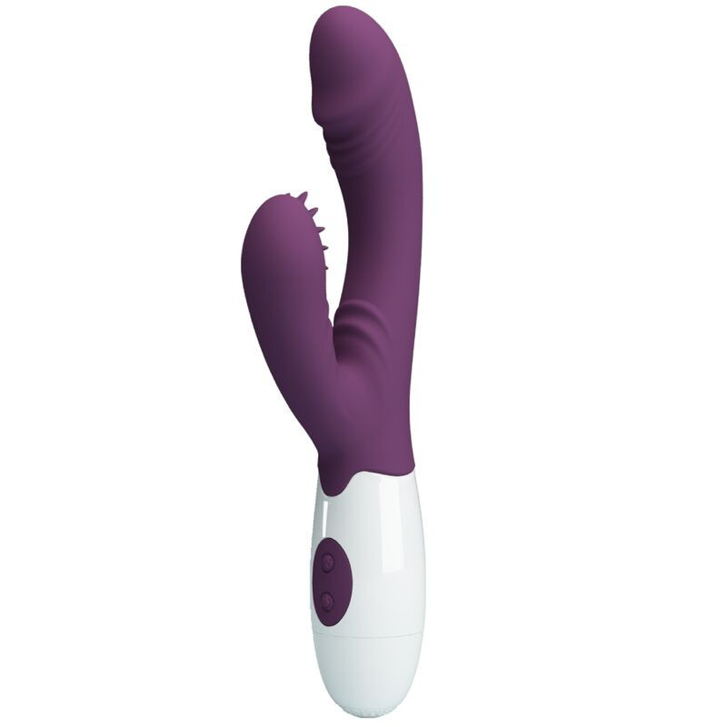 PRETTY LOVE - ANDRE RABBIT VIBRATOR and G-POINT STIMULATOR PURPLE