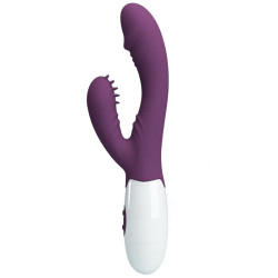 PRETTY LOVE - ANDRE RABBIT VIBRATOR and G-POINT STIMULATOR PURPLE