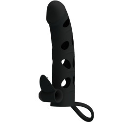 PRETTY LOVE - FUNDA SILICONA CON VIBRACIÓN 15.2 CM