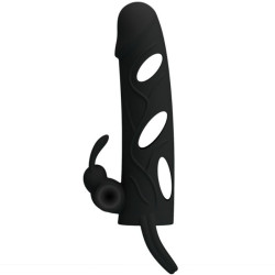 PRETTY LOVE - FUNDA SILICONA CON VIBRACIÓN 14 CM 1.0
