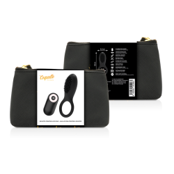 COQUETTE CHIC DESIRE - COCK RING REMOTE CONTROL RECHARGEABLE BLACK- GOLD