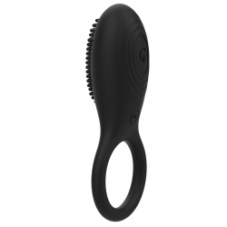 COQUETTE CHIC DESIRE - ANILLO VIBRADOR CONTROL REMOTO RECARGABLE NEGRO - GOLD