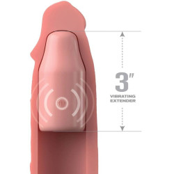 FANTASY X- TENSIONS - PIPEDREAMS SLEEVE 22,86 CM 7,62 CM PLUG REMOTE SKIN