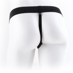 FETISH FANTASY SERIES - ARNÉS AJUSTABLE CONTROL REMOTO PENE REALÍSTICO CON TESTÍCULOS 23 CM