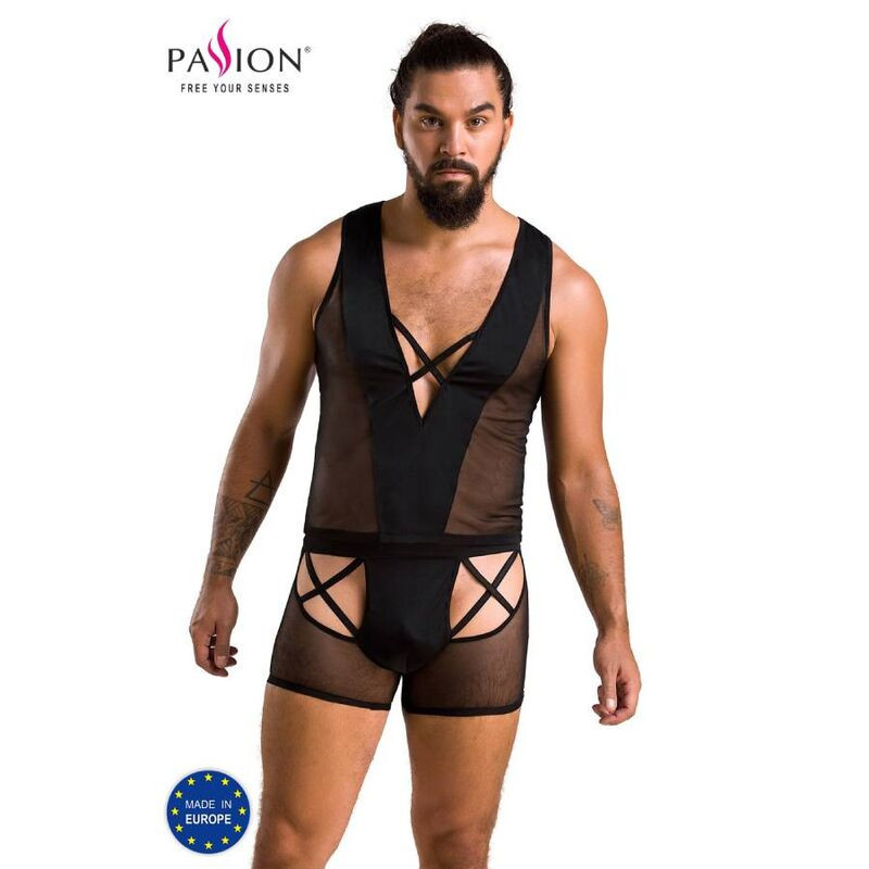 PASSION - 054 SET OSCAR BLACK S-M