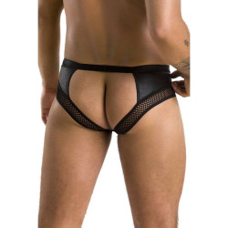 PASSION - 030 SLIP ABIERTO TOM NEGRO S-M