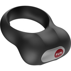 FUN FACTORY - STEADY ANILLO VIBRADOR PENE NEGRO
