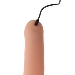 HIDDEN DESIRE - INFERNO STRAP-ON FUNDA PARA PENE CON VIBRACIÓN 20 CM