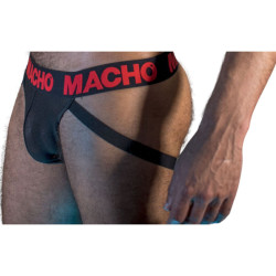 MACHO - MX26X2 JOCK BLACK-RED S