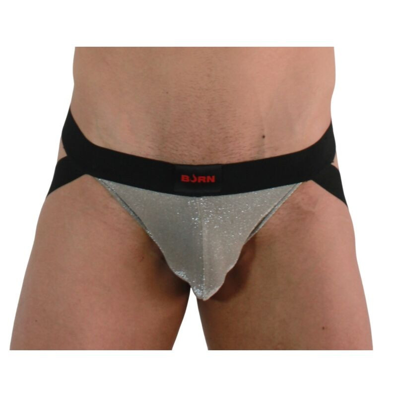 BURN - 001 JOCK BRILLANTE BEIGE - NEGRO S