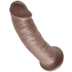 KING COCK - 9 PENE MARRÓN 22.9 CM