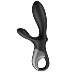 SATISFYER - HEAT CLIMAX ANAL VIBRATOR APP BLACK