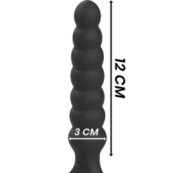 BLACKandSILVER - BOB POWERFUL SILICONE ANAL DILATOR