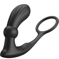 PRETTY LOVE - WARREN BLACK ANAL RING and VIBRATOR