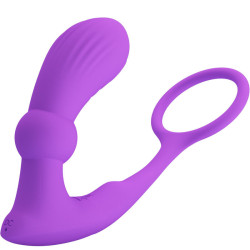 PRETTY LOVE - WARREN VIOLET ANAL RING and VIBRATOR
