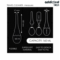 ADDICTED TOYS - LIMPIADOR DE VIAJE SILICONA MODELO 3