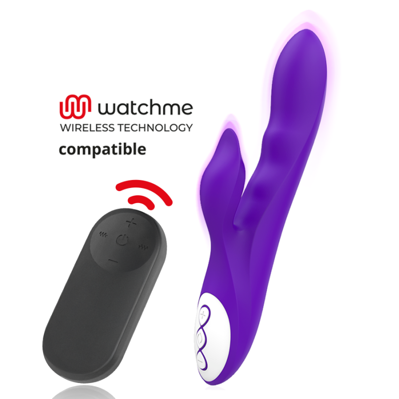 GALATEA - GALO VIBRADOR LILA MANDO CONTROL REMOTO WATCHME