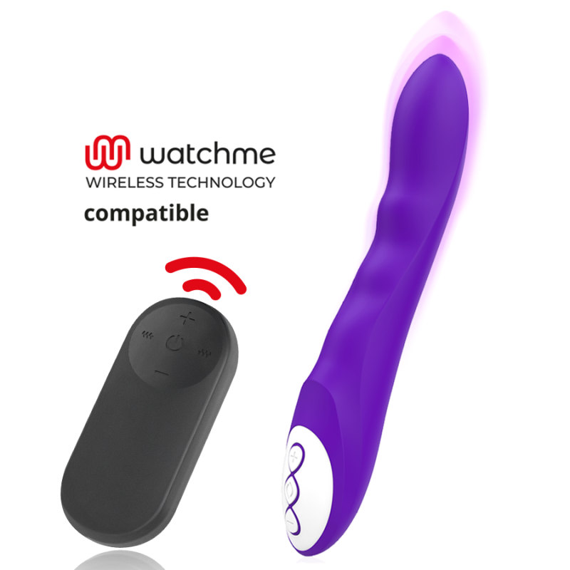 GALATEA - DANTE PURPLE VIBRATOR WATCHME REMOTE CONTROL