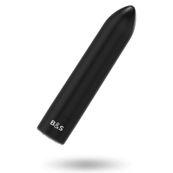 BLACKandSILVER - KERNEX 2 BLACK VIBRATING MAGNETIC BULLET