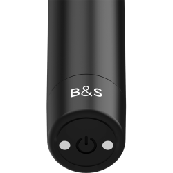 BLACKandSILVER - KERNEX 2 BLACK VIBRATING MAGNETIC BULLET