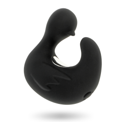 BLACKandSILVER - DUCKYMANIA RECHARGEABLE SILICONE STIMULATING DUCK THIMBLE