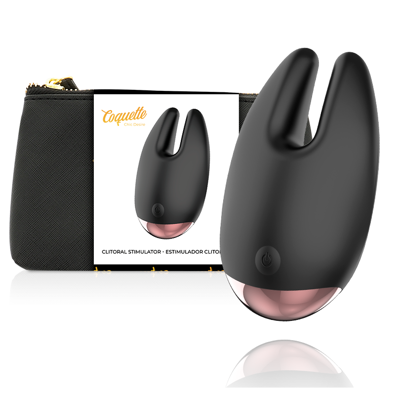 COQUETTE CHIC DESIRE - CLITORIAL STIMULATOR BLACK - GOLD