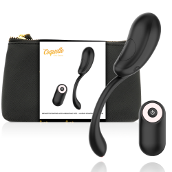 COQUETTE CHIC DESIRE - VIBRATING EGG REMOTE CONTROL RECHARGEABLE BLACK- GOLD