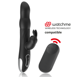BRILLY GLAM - MOEBIUS RABBIT VIBRATOR and ROTATOR MANDO CONTROL REMOTO WATCHME