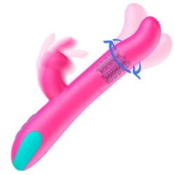 HAPPY LOKY - PLUTO RABBIT VIBRATOR and ROTATOR WATCHME REMOTE CONTROL