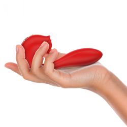 MIA - SELENA ESTIMULADOR VIBRATING TAPPING ROJO