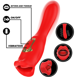 MIA - SIENA TRIPLE PLEASURE VIBRATING BITING