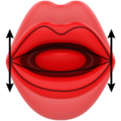 MIA - SIENA TRIPLE PLEASURE VIBRATING BITING