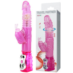 BAILE - TRAVEL PARTNER UP and DOWN ROTATOR RABBIT PINK