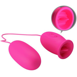 PRETTY LOVE - DAISY VIBRATING EGG CLITORIS STIMULATING TONGUE PINK