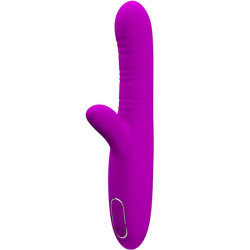 PRETTY LOVE - ANGELIQUE MULTIFUNCTION VIBRATOR CLITORIS STIMULATOR PURPLE