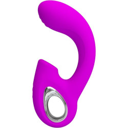 PRETTY LOVE - SIBEL VIBRADOR PUNTO G ESTIMULADOR CLÍTORIS 10 VIBRACIONES MORADO