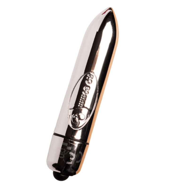 ROCKS-OFF - RO-80 CHROME VIBRATING BULLET SILVER