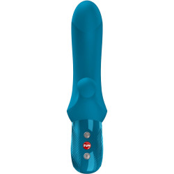 FUN FACTORY - BI STRONIC CURVE THRUSTING RABBIT PULSATORS AQUAMARINE