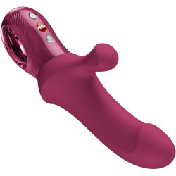 FUN FACTORY - BI STRONIC CURVE CONEJO ESTIMULADOR DE EMPUJE BURDEOS