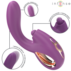 INTENSE - LALI MULTIFUNCTION G-SPOT VIBRATOR TAPPING and THRUST and VIBRATION PURPLE