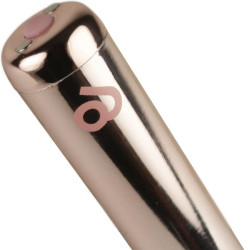 ROCKS-OFF - RECHARGEABLE VIBRATING BULLET GOLDEN ROSE