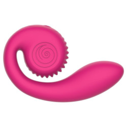 SNAIL VIBE - GIZI LITE DUAL G-SPOT and CLITORAL PINK VIBRATOR