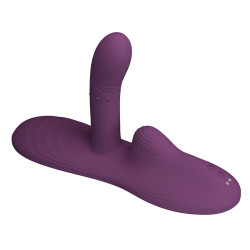 PRETTY LOVE - LUKA SIT-DOWN VIBRATOR WITH HEAT EFFECT AND REMOTE CONTROL