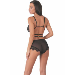 LIVCO CORSETTI FASHION - DREZNA LC 90733 SUJETADOR PANTY NEGRO S-M