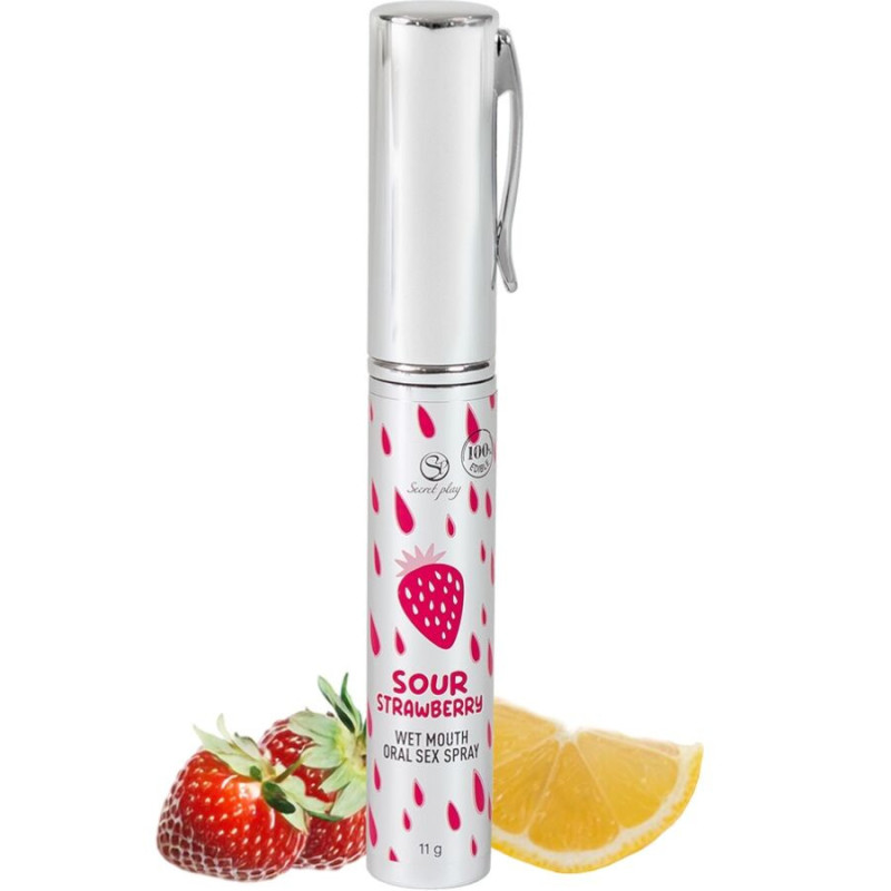 SECRETPLAY - SOUR STRAWBERRY ORAL SEX SPRAY